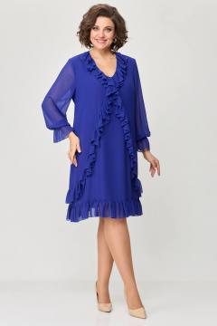 Платье Koketka i K 1123-1 василек - фото 2