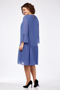 Платье Karina deLux M-1220 индиго - фото 5