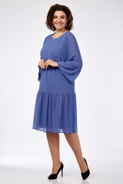 Платье Karina deLux M-1220 индиго - фото 3
