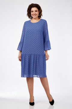 Платье Karina deLux M-1220 индиго - фото 1