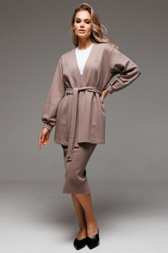 Жакет и юбка из эластичного трикотажа для повседневности GO F7064/04-03.164-170 - фото 3