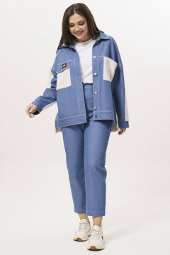 Ma Сherie 3044 голубой+молочный