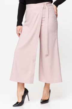 Кюлоты из текстиля, розовые, демисезон Michel chic 827 пудра - фото 2