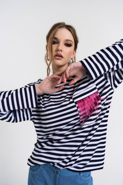 Джемпер MilMil 1070-3P Брайтон/розовый - фото 4