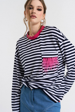 Джемпер MilMil 1070-3P Брайтон/розовый - фото 1