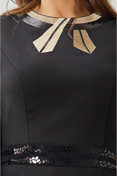 Нарядное платье с вышивкой и отрезной талией Lissana 4632 - фото 4