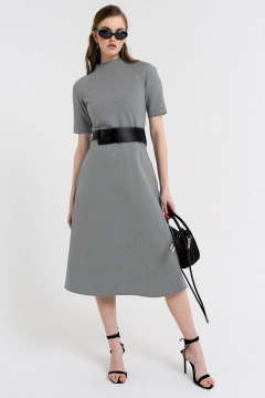 Платье, пояс MilMil 1103 Амстердам/серый - фото 2