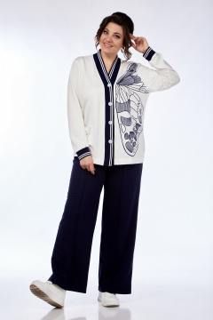 Брюки, кардиган Диомант 1946 синий - фото 3