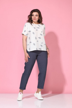 Lady Style Classic 1777/2 синий-молоко