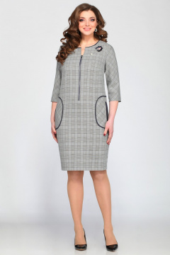 Платье полуприлегающего силуэта с молнией и накладными карманами Matini 3.1047 - фото 2