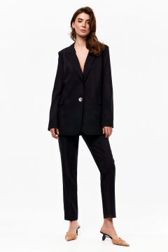 Жакет и брюки 2-ка с карманами и классическим силуэтом KaVaRi 8002.5 черный - фото 5