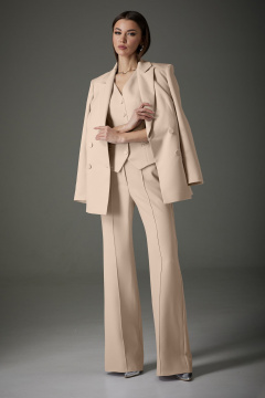 Брюки-жакет-комплект из костюмной ткани на демисезон N.O.W. 1391-1 - фото 5