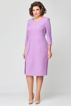 Платье Мишель стиль 1176 лиловый - фото 4