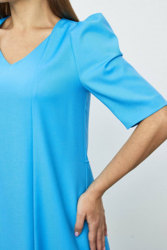 Платье летнее голубое в свободном стиле из текстиля Femme & Devur 80301 1.22F(170) - фото 3
