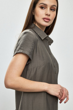 Платье на каждый день коричневое из текстиля Femme & Devur 80151 2.20F(170) - фото 3