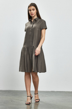 Платье на каждый день коричневое из текстиля Femme & Devur 80151 2.20F(170) - фото 2