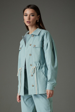 Брюки и жакет женский в стиле casual из джинса N.O.W. 1405 - фото 3