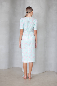 Летнее платье с разрезом и рукавами-фонариками Tanya Arzhanova ФлТА87 - фото 3