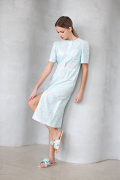 Летнее платье с разрезом и рукавами-фонариками Tanya Arzhanova ФлТА87 - фото 1