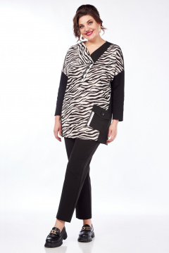 Блуза Matini 4.1244/1 зебра - фото 4