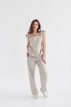 Топ SK Brand SK7137 серо-бежевый - фото 2