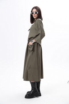 Комплект блуза и юбка из вискозы с оригинальным декором LM К6869 - фото 4