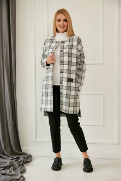 Демисезонный комплект из брюк и кардигана из трикотажа с эластаном Azzara 934 - фото 1