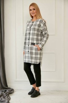 Демисезонный комплект из брюк и кардигана из трикотажа с эластаном Azzara 934 - фото 3