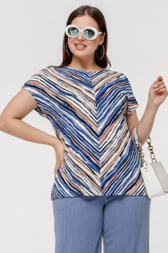 La rouge 3324 голубой-(полоска)