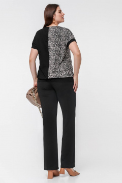 Майка La rouge 3320 черный-набивной - фото 5