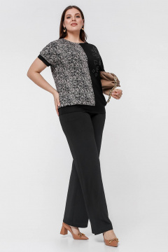 Майка La rouge 3320 черный-набивной - фото 4