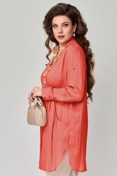 Комплект двойка джинс и хлопок для демисезона Fita 1513 оранж+бежевый - фото 5