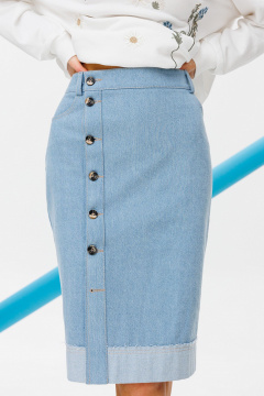 Юбка Butеr 2758 голубой - фото 2