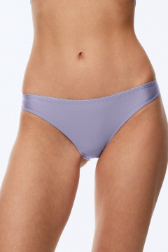 Трусы-слипы из трикотажа с кружевом и низкой талией Леди Леда 331-296 - фото 2