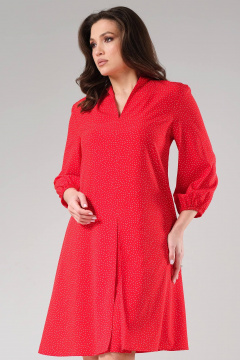 Платье А-образного силуэта с разрезом из лёгкого текстиля Avanti 1623 - фото 1