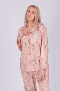 Брюки и рубашка из вискозы и трикотажа для круглый год Belarusachka СД4341Р актиния - фото 2