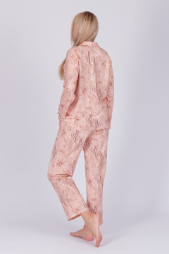 Брюки и рубашка из вискозы и трикотажа для круглый год Belarusachka СД4341Р актиния - фото 4