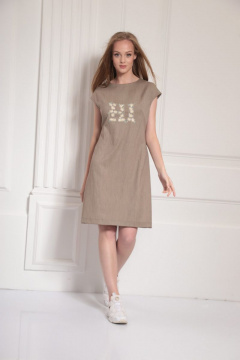 Платье AMORI 9483 беж - фото 1