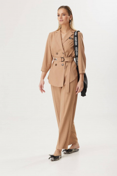 Брюки, жакет Твой имидж 1784 кэмел - фото 4