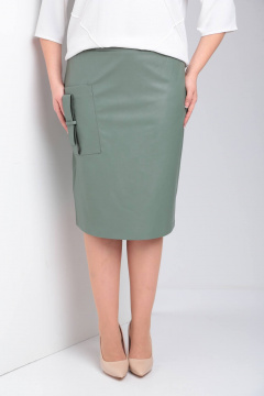 Юбка Rishelie 954 хаки - фото 2