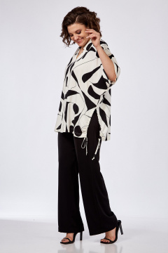 Вискозная туника с разрезами и брюки прямого силуэта Jurimex 3094 - фото 2