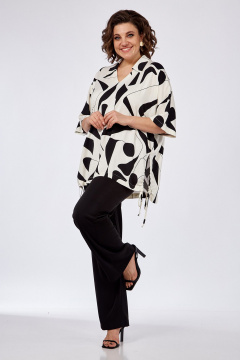 Вискозная туника с разрезами и брюки прямого силуэта Jurimex 3094 - фото 1