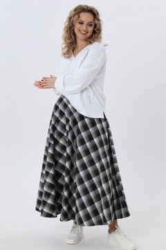 Юбка в пол трапеция из летучей ткани с карманами Angelina & Сo 974 - фото 5