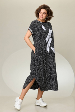 Летнее платье из вискозы свободного кроя INVITE 4067 - фото 3