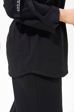 Костюм из трикотажа полуприлегающего силуэта, демисезонный IVA 1574 черный - фото 4