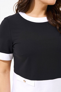 Трикотажный костюм майка с юбкой с разрезом IVA 1554 - фото 3