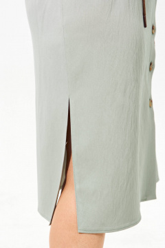 Платье IVA 1377 хаки - фото 5