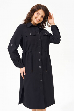 Платье IVA 1377 черный - фото 2