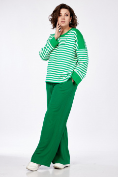 Демисезонный женский лонгслив из плотного трикотажа AVA fashion М-035 - фото 3