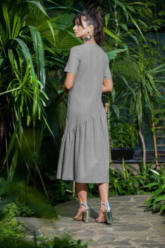 Платье Galean Style 854.1 серый - фото 2